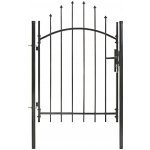 Zahradní branka ocel 1 x 1,5 m černá – Zboží Mobilmania