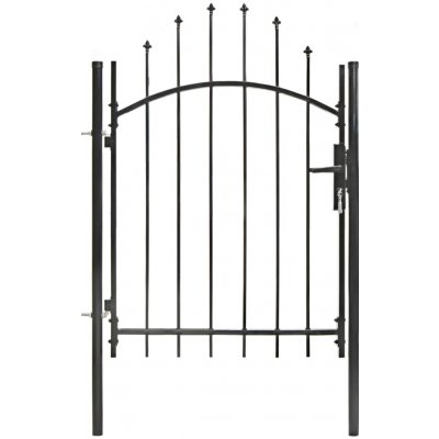 Zahradní branka ocel 1 x 1,5 m černá – Zboží Mobilmania