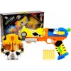 LEAN Toys Robotická pistole s pěnovou šipkou a maskcou