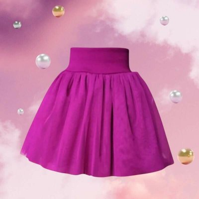 Tylová sukně fialová – Sleviste.cz