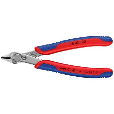 Kleště Knipex Electronic-Super-Knips Kleště štípací boční 125mm 7803125 (7803125) – Zbozi.Blesk.cz