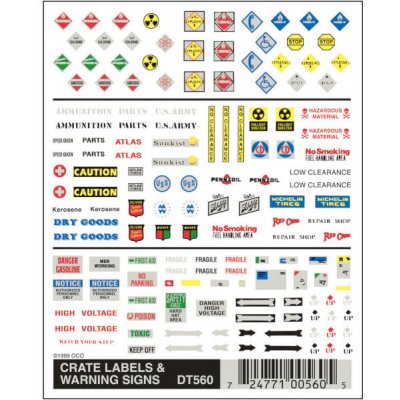 Woodland Scenics propisot reklamní cedule a výstražné značky DT560 – Hledejceny.cz