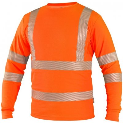 Canis CXS OLDHAM Reflexní triko s dlouhým rukávem oranžová 2XL – Zbozi.Blesk.cz