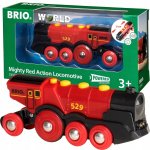 BRIO Červená lokomotiva na baterie Lola – Zboží Dáma