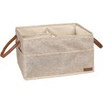 Mioli Decor organizér bílá/béžová 33 cm 20 cm 18 cm