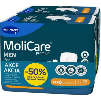 MoliCare Men 4 kapky Duopack 2 x 14 ks – Sleviste.cz