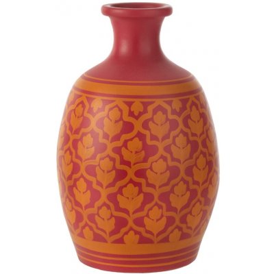 Růžová keramická váza J-Line Floryn 43 cm – Hledejceny.cz