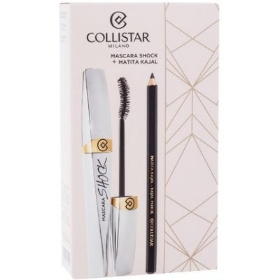 Collistar Shock odstín Black řasenka Shock 8 ml + tužka na oči Kajal Pencil 1,2 ml Black dárková sada – Zbozi.Blesk.cz