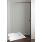 ARTTEC posuvné sprchové dveře do niky ONYX 116 - 121 cm čiré sklo s vaničkou POLARIS 120 x 90 cm