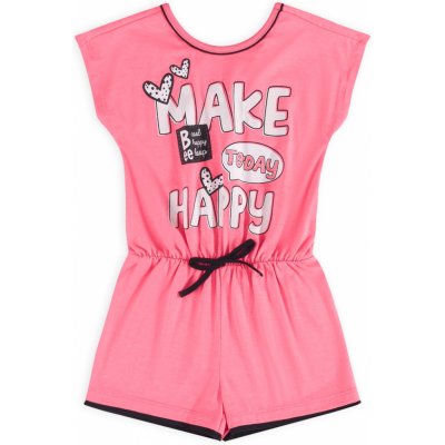 Bee Loop Make Happy dívčí overal růžový – Sleviste.cz