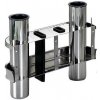 Vodácké doplňky Osculati Stainless Steel Rod Holder for bulkhead mounting 2 rods