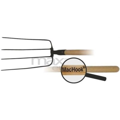 MacHook vidle 4hr. s násadou 130 cm černé – Sleviste.cz