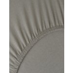 MKLuzkoviny.cz Jersey prostěradlo Classic šedohnědé 160x200 – Zboží Mobilmania