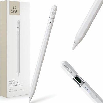 Tech-Protect DIGITAL MAGNETIC STYLUS PEN ”3” IPAD 5906302309719 – Zboží Mobilmania