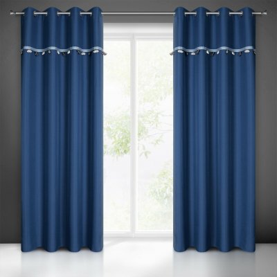 ZÁVĚS CAR 2 NA KROUŽCÍCH 140X250 CM TMAVĚ MODRÁ – Hledejceny.cz