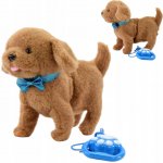 Skleplolki Interaktivní plyšová hračka pejsek hnědý se zvukem 26 cm – Zbozi.Blesk.cz