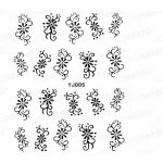 Samolepky na nehty černé 05 – Zboží Dáma