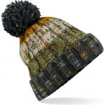 Beechfield s bambulí Corkscrew beanie B486 tmavě šedá-khaki – Hledejceny.cz