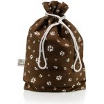 Wrap Up pytlík na pečivo hnědý s bílými tlapkami střední – Hledejceny.cz