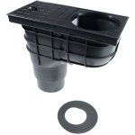 Chuděj Geiger se spodním odtokem Standard DN 110/125 černý – Sleviste.cz