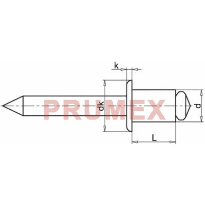 Trhací nýt CU/ST 4,0x20 – Sleviste.cz