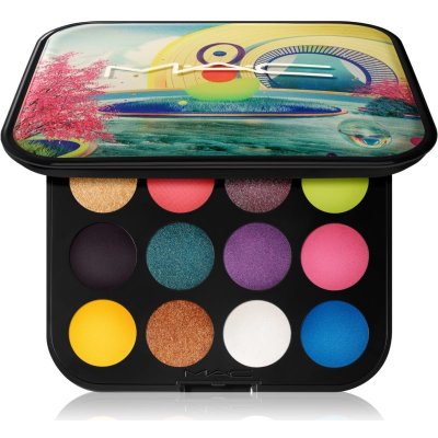 MAC Cosmetics Connect In Colour Eye Shadow Palette 12 shades paletka očních stínů odstín Future Flame 12,2 g – Zbozi.Blesk.cz