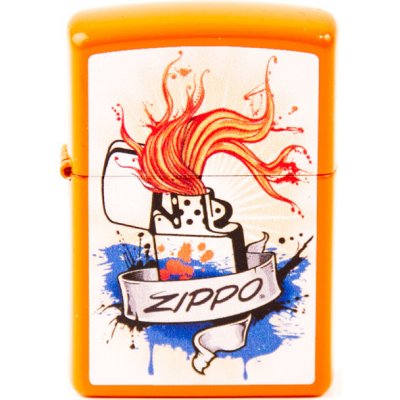 ZIPPO Neon Orange colorcZippo Graficc – Hledejceny.cz