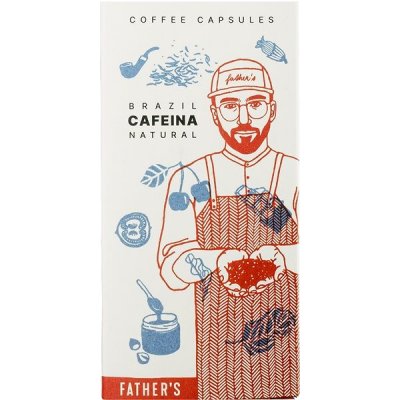 Father's Coffee Roastery Výběrová káva Brazílie CAFEINA nespresso kapsle 10 ks – Hledejceny.cz