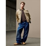 GAP džíny loose 90s Organic Americana Unisex Tmavě modrá – Hledejceny.cz