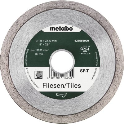 Metabo 628556000 diamantový řezný kotouč Průměr 125 mm Ø otvoru 22.23 mm obklady 1 ks – Zboží Dáma