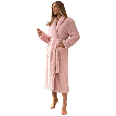 L&L dámský župan 2560 AURA pudrově růžová – Zboží Mobilmania