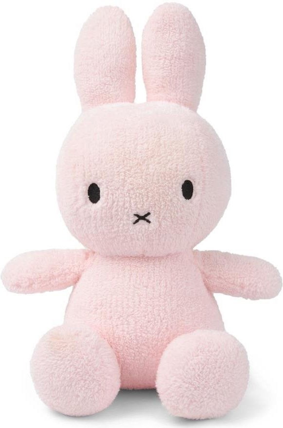 Nijntje Miffy Sitting Terry Light Pink 13\'\' 33 cm