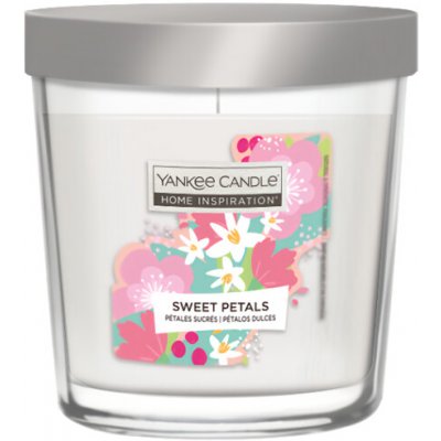 Yankee Candle Vonná svíčka ve skle Home Inspiration Sweet Petals, 200 g – Hledejceny.cz