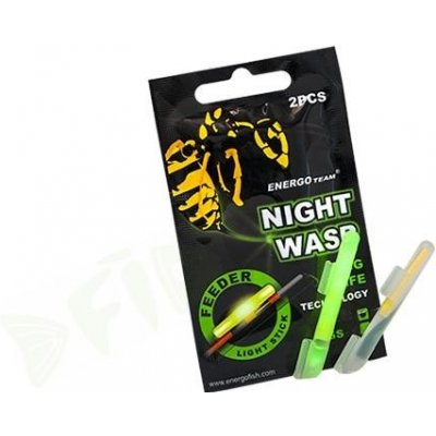 Energofish Chemické světlo Night Wasp Feeder zelené vel.SS 2ks – Zboží Mobilmania