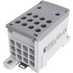 Eleman Blok pro rozdělení fází PVB 160-12, 1pól., AL/CU, 160A, 1000V, šedý, na DIN – Sleviste.cz
