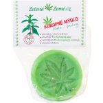 Zelená Země Konopné mýdlo peelingové Máta 80 g – Zboží Mobilmania