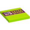 Záložka Samolepicí bločky Stick´n by Hopax Extra Sticky - 76 x 76 mm / 90 lístků / neon zelená
