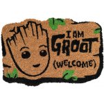 CurePink Marvel Groot Logo Maska FGE0042 hnědá 60 x 40 cm – Zboží Dáma