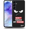 Pouzdro a kryt na mobilní telefon Samsung Picasee silikonové Samsung Galaxy A55 5G Angry Eyes Transparent černé