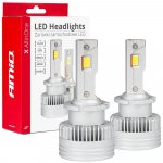 Amio LED výbojky D2S D2R D4S D4R LED X AllinOne, bílé 6000K | 9000 LM, 2 ks – Hledejceny.cz