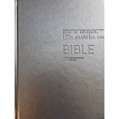 Bible zlatohnědá, velký formát – Hledejceny.cz