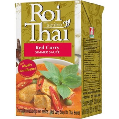 Roi Thai Omáčka s kokosovým mlékem na červené kari 250 ml – Zboží Dáma
