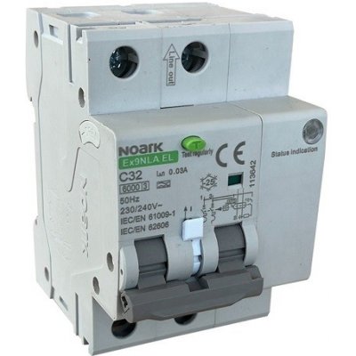 Noark 1P+N/B32 A/30mA 113635 – Zboží Mobilmania