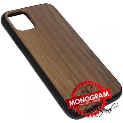 Pouzdro Prémiové dřevěné na iPhone 11 s vlastním textem – Zboží Mobilmania