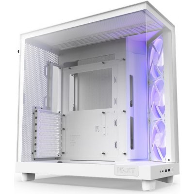 NZXT H6 Flow RGB CC-H61FW-R1 – Zboží Mobilmania