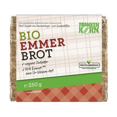 Frankenkorn Celozrnný pšenično-žitný chléb 250g bio – Sleviste.cz