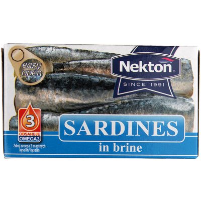 Nekton Sardinky ve vlastní šťávě a vodě 125 g – Zboží Dáma