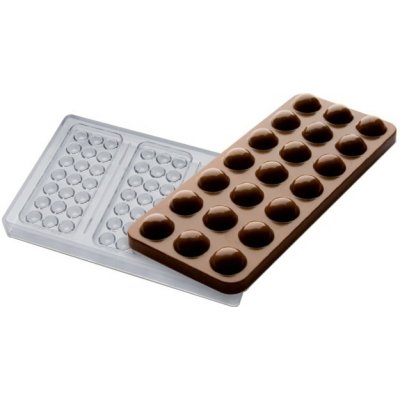 Forma na čokoládovou tabulku 100g (kuličky) 3 tvary/forma – Zboží Mobilmania
