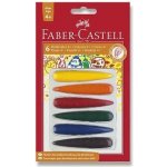 Faber Castell Plastové pastelky voskovky do dlaně 6ks – Sleviste.cz