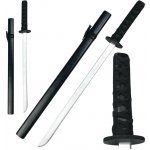 LEAN Toys Dřevěný katana meč tréninková rekvizita černá 70 cm – Hledejceny.cz